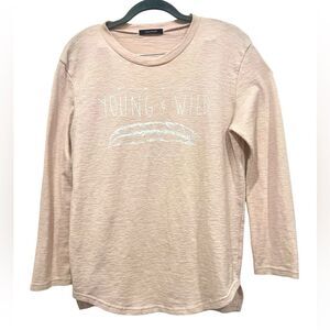 Calvin Klein Women's Long Sleeve Tee - Cream